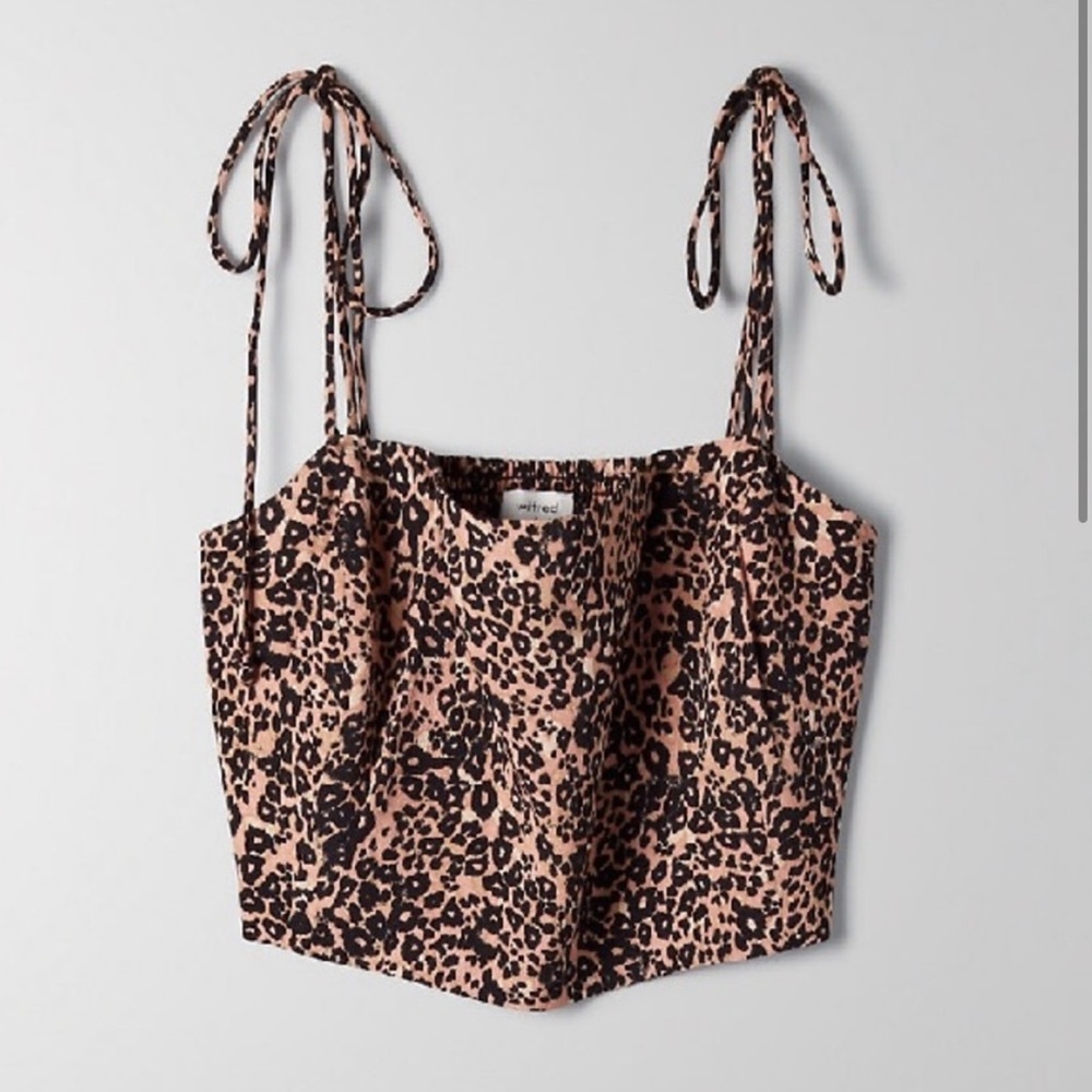 Aritzia | Wilfred Cheetah Top